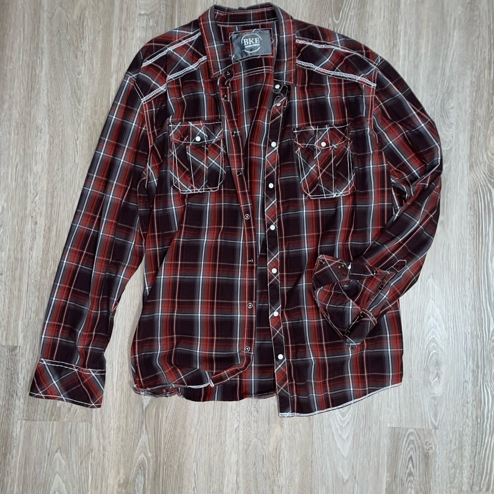 XXL Athletic, long sleeve, pearl snap